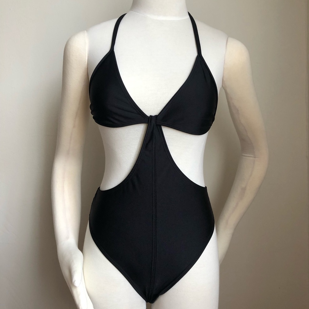 ARMANI Exchange Black Monokini Swimsuit